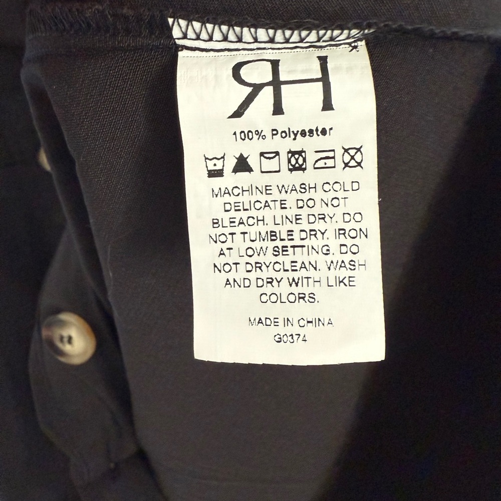 Rihoas brand, size medium black dress - Picture 4 of 4